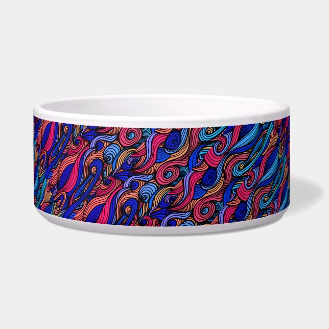 Wool Topped paisley           Bowl (Front)