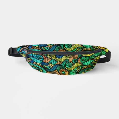 Wool Topped paisley       Fanny Pack
