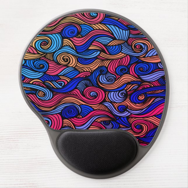 Wool Topped paisley      Gel Mouse Pad (Front)