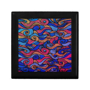 Wool Topped paisley Gift Box