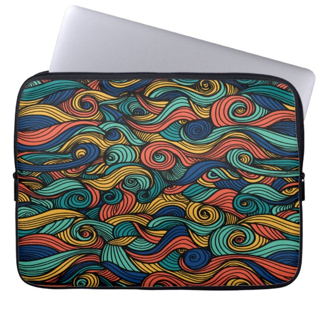 Wool Topped paisley      Laptop Sleeve (Front)