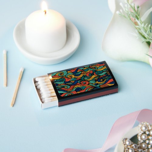 Wool Topped paisley      Matchboxes