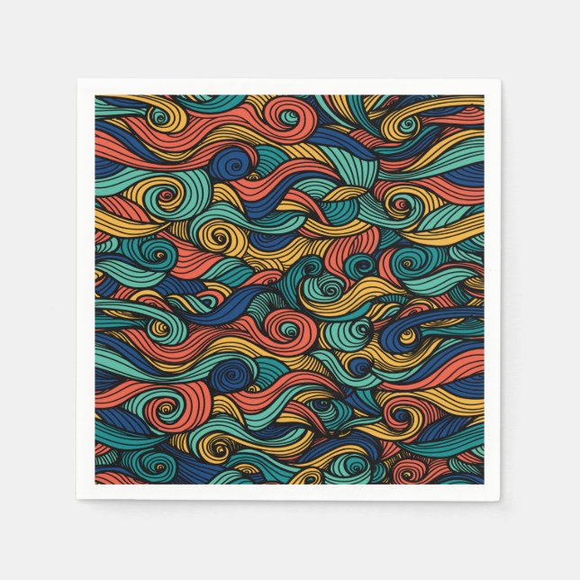 Wool Topped paisley      Napkins (Front)