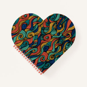 Wool Topped paisley      Notebook