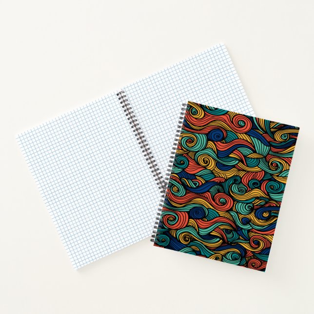 Wool Topped paisley      Notebook (Inside)