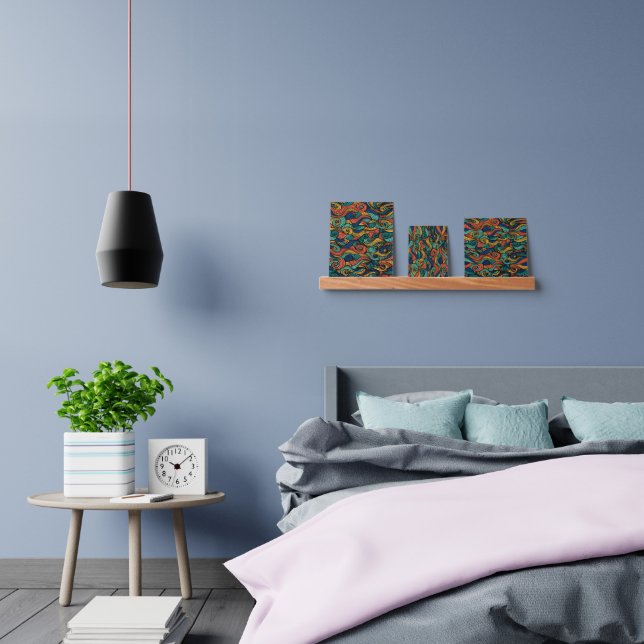 Wool Topped paisley      Picture Ledge (Bedroom)