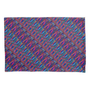 Wool Topped paisley Pillow Case