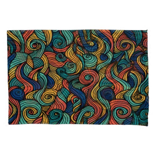 Wool Topped paisley      Pillow Case
