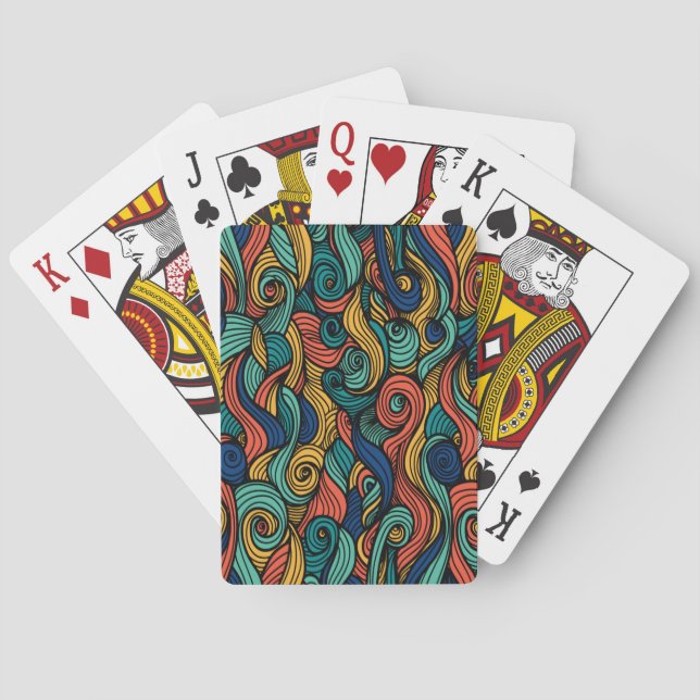 Wool Topped paisley      Poker Cards (Back)