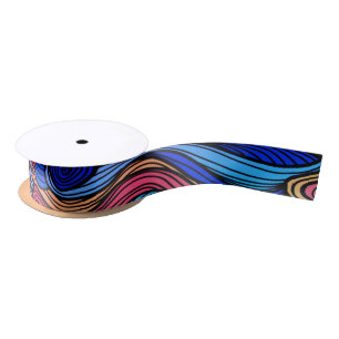 Wool Topped paisley        Satin Ribbon