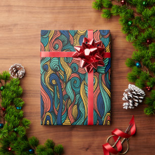 Wool Topped paisley      Wrapping Paper