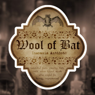 Woolf of Bat Apothecary DC Sticker