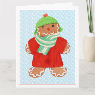 WOOLIE GINGERBREAD Big Christmas Card