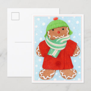 WOOLIE GINGERBREAD Postcard
