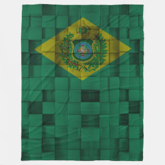 Woollen blanket Imperial Flag of Brazil