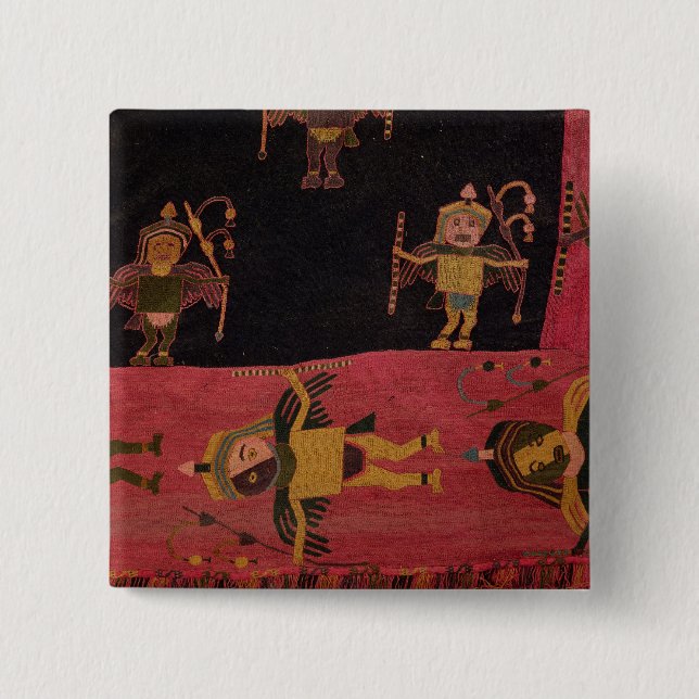 Woollen fabric button (Front)