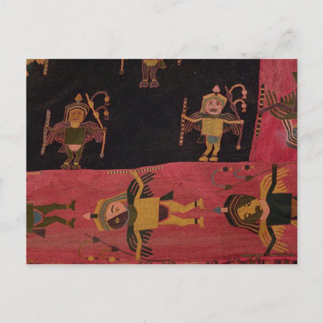 Woollen fabric postcard (Front)