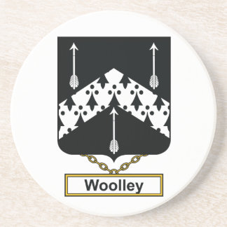 Woolley Family Crest Drink Coaster
