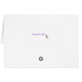 Woolly Bear Caterpillar Card (Back Horizontal)