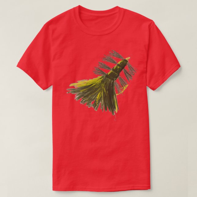 Woolly Bugger Fly T-Shirt (Design Front)