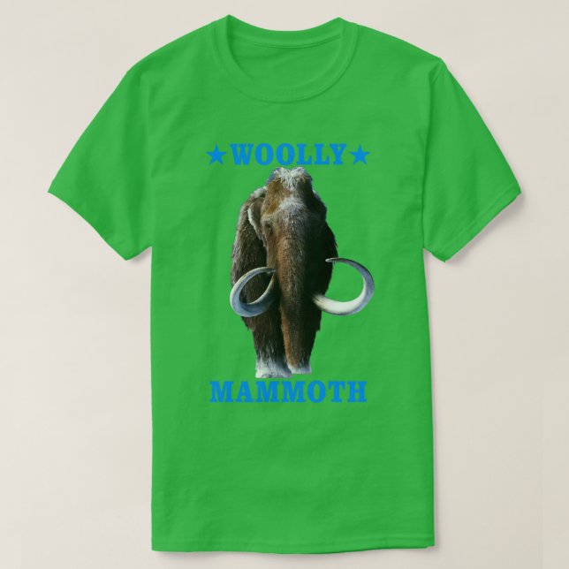 Woolly Mammoth 1 T-Shirt (Design Front)