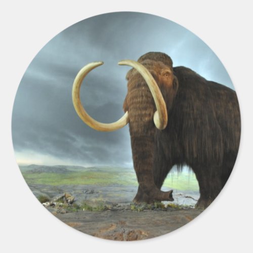 Woolly Mammoth Mod Destiny Classic Round Sticker