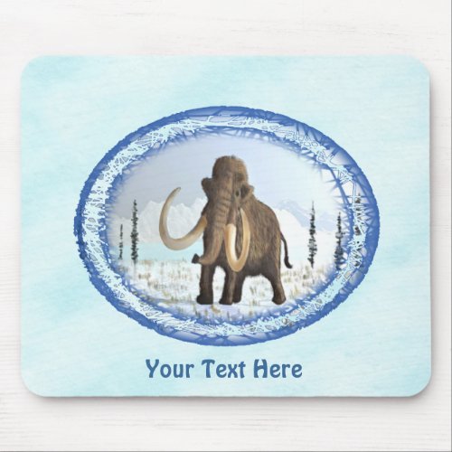 Woolly Mammoth Mouse Pad