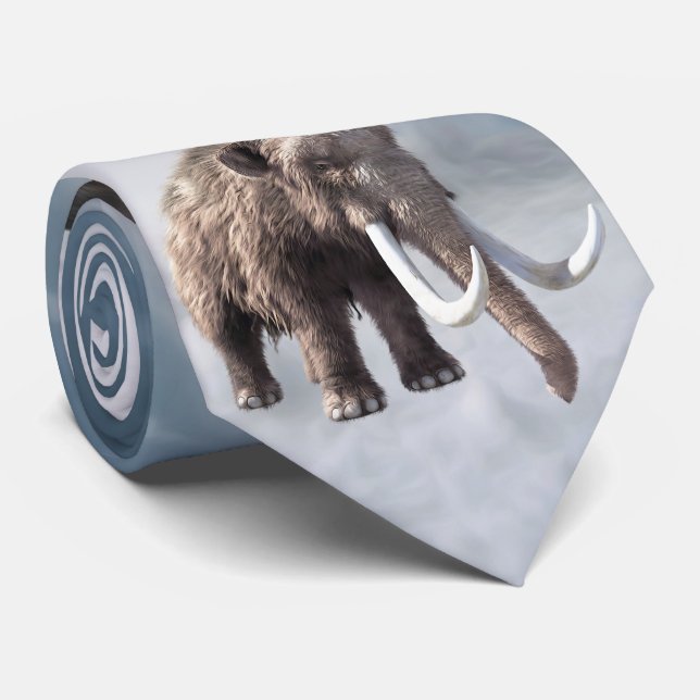Woolly Mammoth Neck Tie (Rolled)