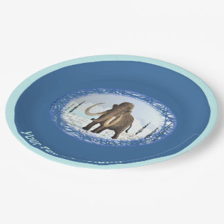 Woolly Mammoth Paper Plates