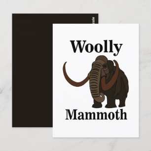Woolly Mammoth Postcard
