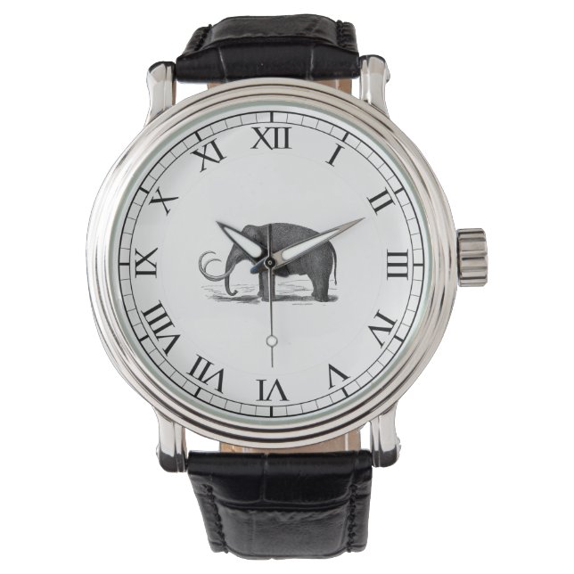 Woolly Mammoth Pre-Historic Elephant Watch (Front)