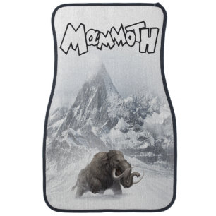 Woolly Mammoth Prehistoric Animal ice age  Car Floor Mat