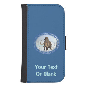 Woolly Mammoth Samsung S4 Wallet Case