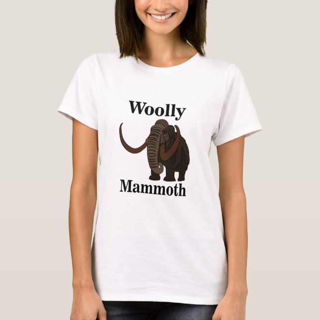 Woolly Mammoth  T-Shirt (Front)