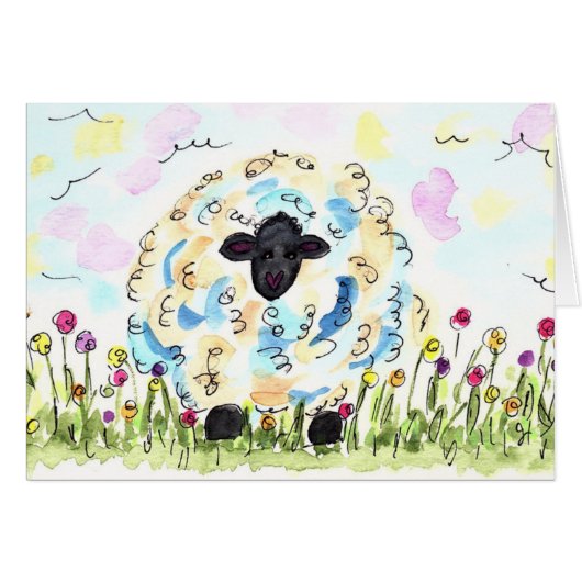 Woolly Sheep Cards (Front Horizontal)