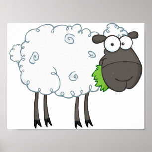 Woolly Sheep Poster