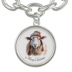Woolly Winter Christmas Charm Bracelet