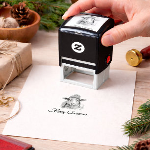 Woolly Wonderland, custom Self-inking Stamp