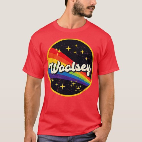 Woolsey Rainbow In Space Vintage GrungeStyle T_Shirt