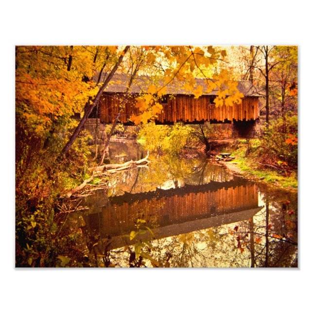 Woolslayer covered Bridge Photo Print (Front)