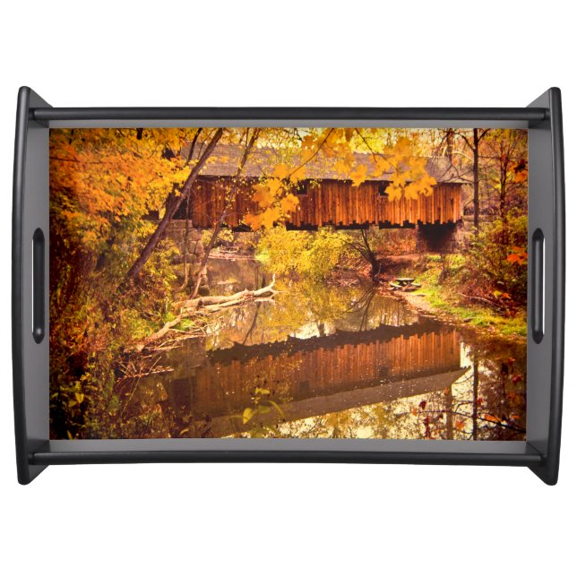 Woolslayer covered Bridge Serving Tray (Front)