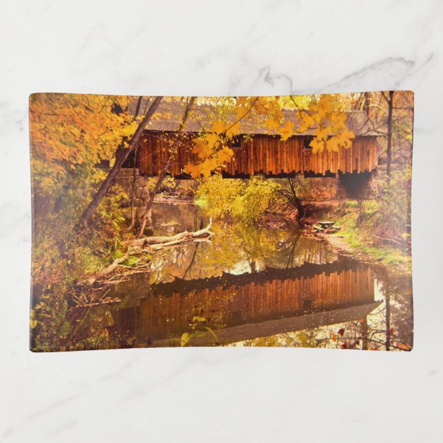 Woolslayer Covered Bridge Trinket Tray (Front)