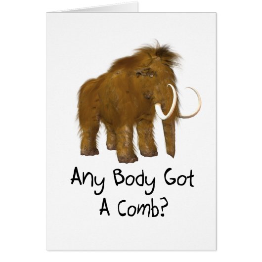 Wooly Mammoth Cards (Front)