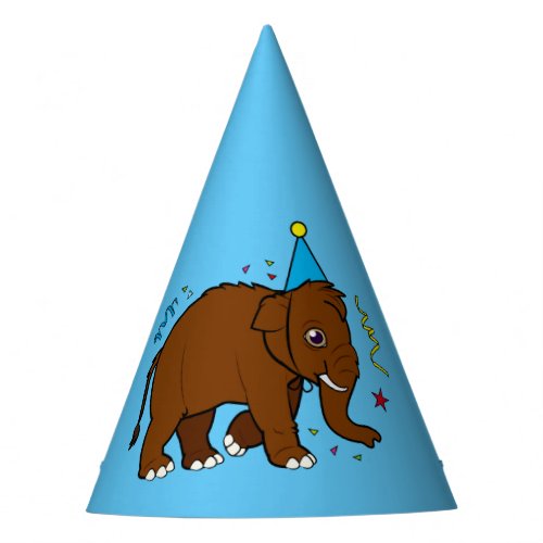 Wooly Mammoth in a Party Hat