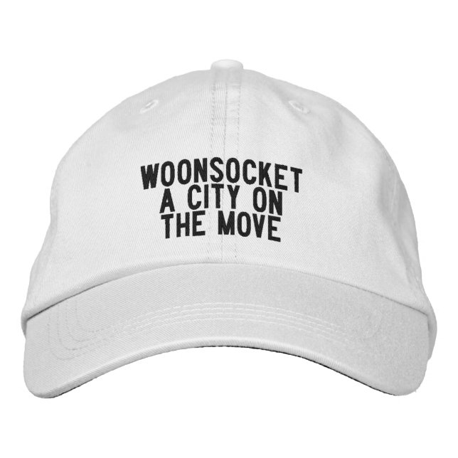 WOONSOCKET Rhode Island Hat (Front)