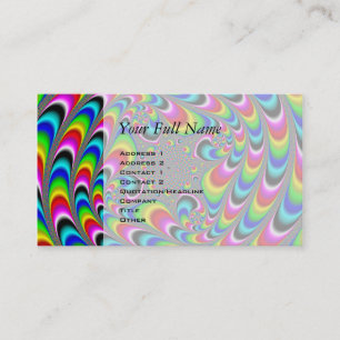 Woooo Mandelbrot Fractal Business Card