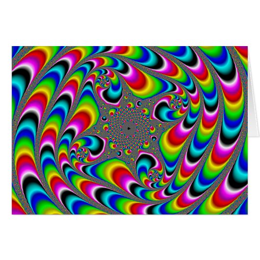 Woooo Mandelbrot Fractal Cards (Front Horizontal)