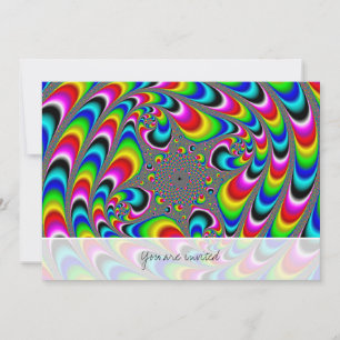Woooo Mandelbrot Fractal Invitation