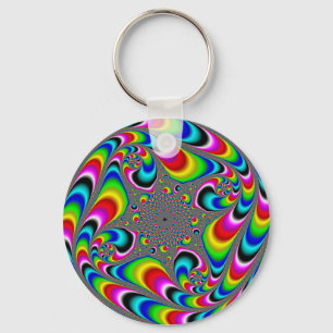 Woooo Mandelbrot Fractal Keychain