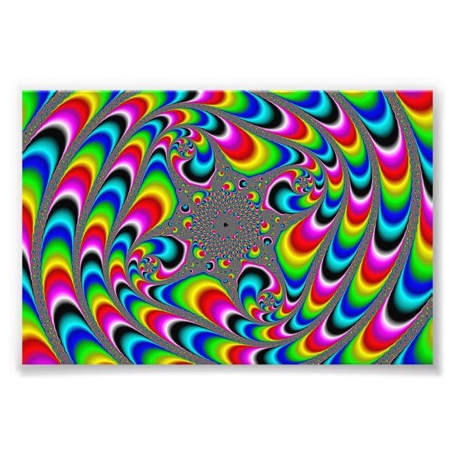 Woooo Mandelbrot Fractal Photo Print (Front)